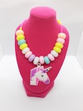 Unicorn Necklace  child Birthday Gifts for girls