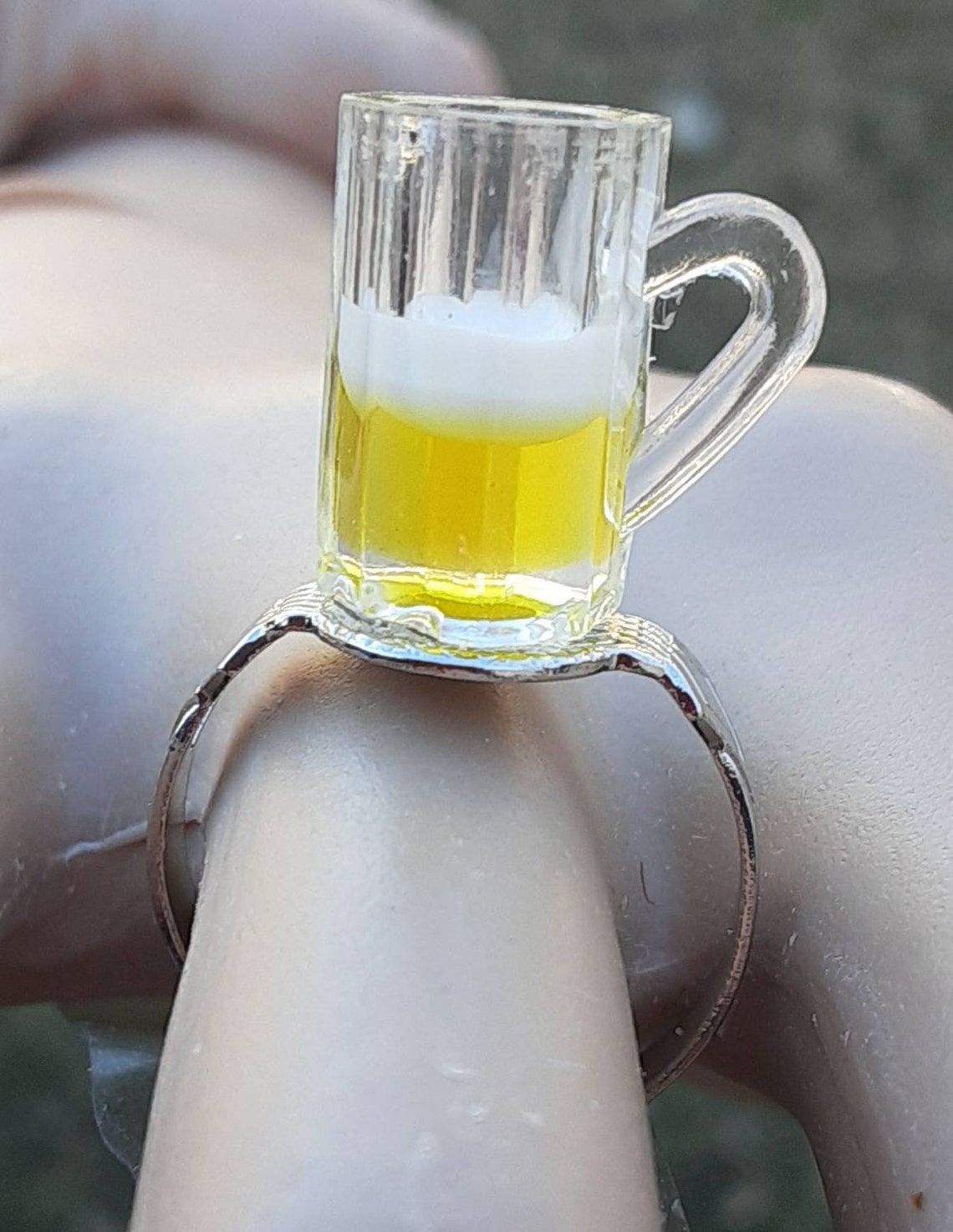 Beer Lovers Beer Mug Ring Statement Ring Fun Jewelry Whimsical | Etsy
