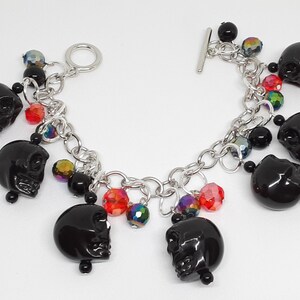 Skull Charm Bracelets Halloween Fall Halloween party Hayrides Halloween Costume
