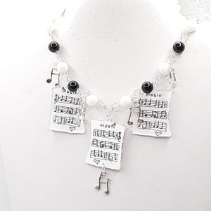 Music Charm awarded Necklace Chir Music Teacher Gift
