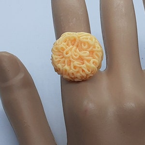 Ramen Noodles Instant Noodle Ring  whimsical fun jewelry gifts for her