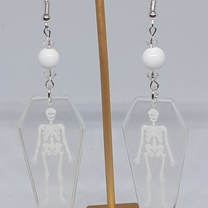 Skeleton Halloween Earrings Fun Jewelry Halloween Jewelry