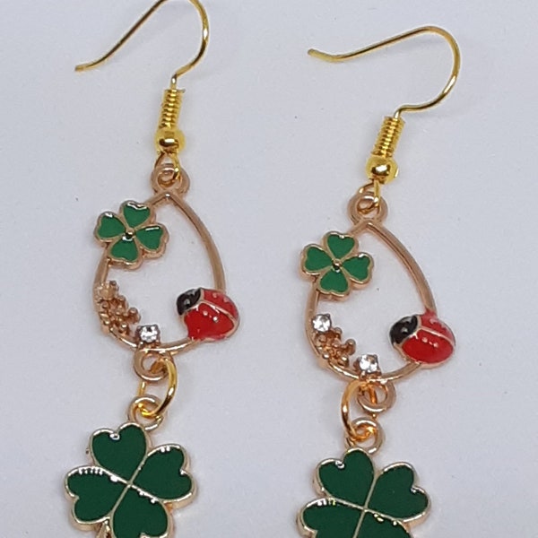 4 Leaf Clover Earrings St. Patrick's day gifts for her