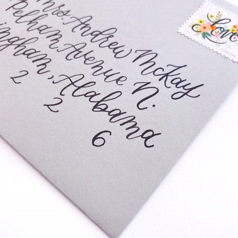 Hand-lettered Envelopes | Cursive Envelopes | Calligraphy Envelopes ...