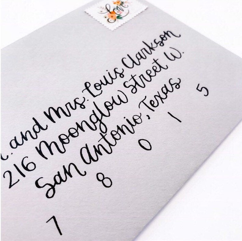 Hand-lettered Envelopes | Cursive Envelopes | Calligraphy Envelopes ...