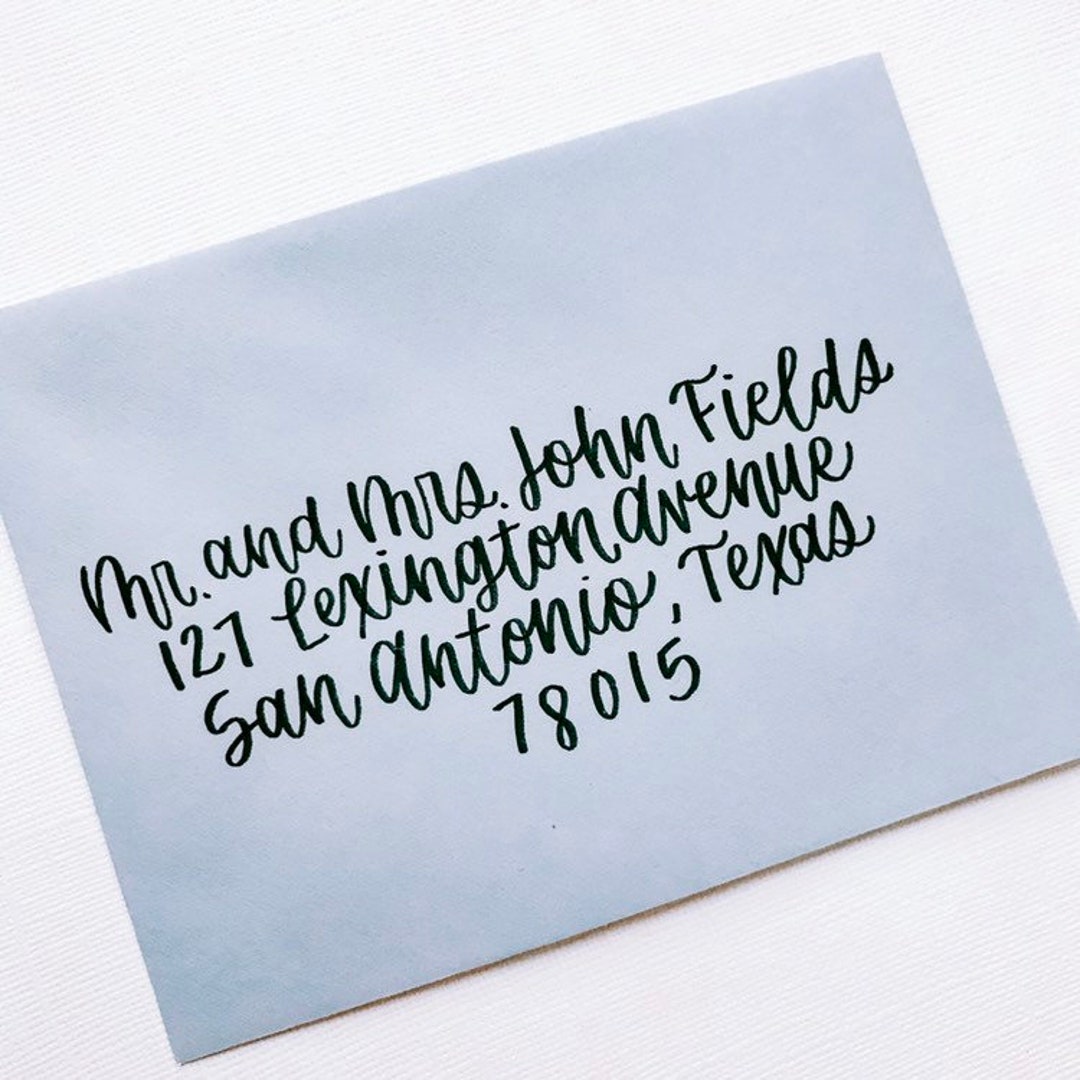 Hand-lettered Envelopes | Cursive Envelopes | Calligraphy Envelopes ...