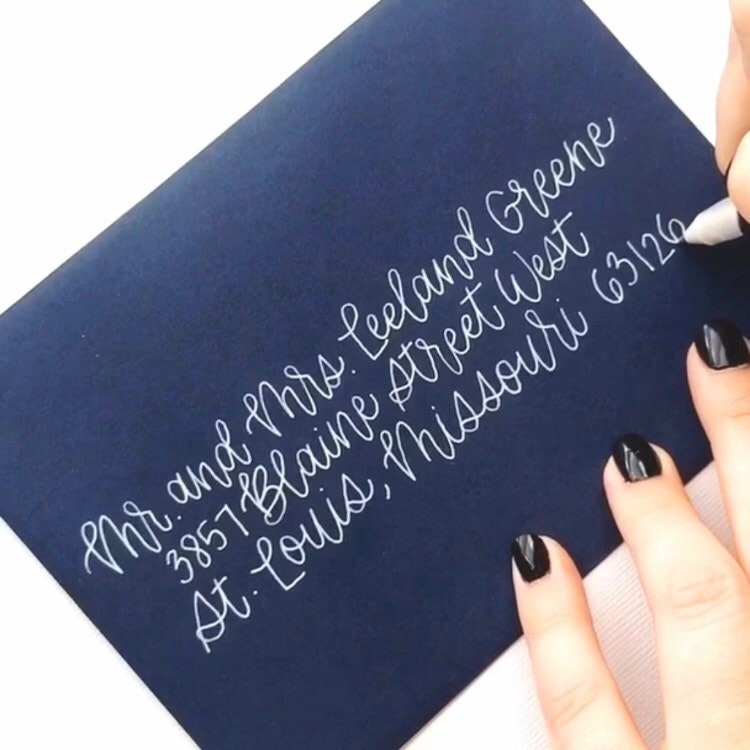 Hand-lettered Envelopes | Cursive Envelopes | Calligraphy Envelopes ...