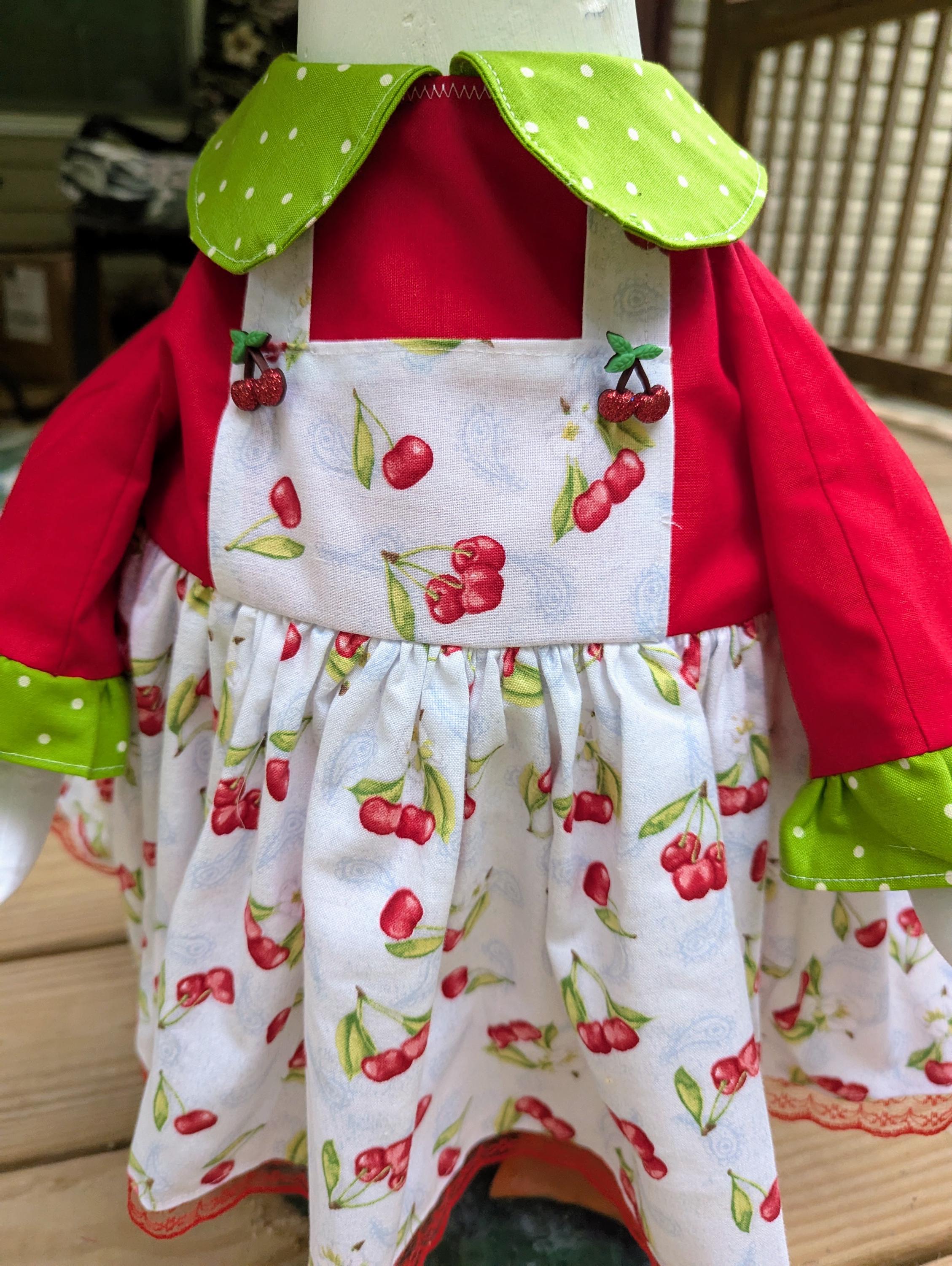Spring / Summer/ Cherry Porch Goose Dress With Hair Bow & Wig!! - Etsy