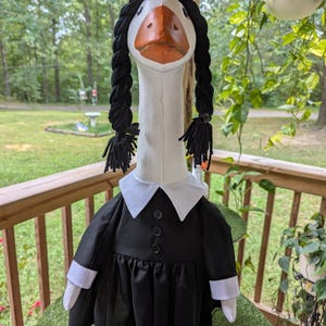 Halloween costume for a Porch Goose