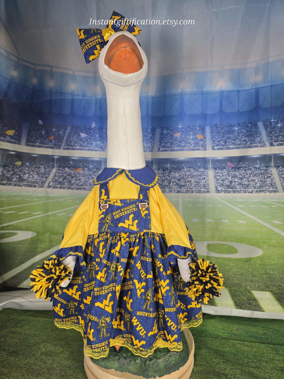 Goose-leader Football/west Virginia University Porch Goose Dress With ...