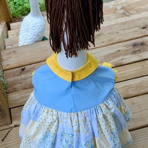 Spring / Summer / Patchwork Porch Goose Dress With Hair Bow & Wig. Fits ...