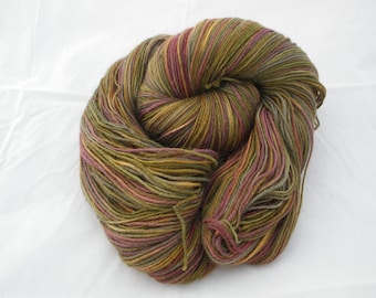 Hand Painted Dyed Superwash Wool Sock Yarn