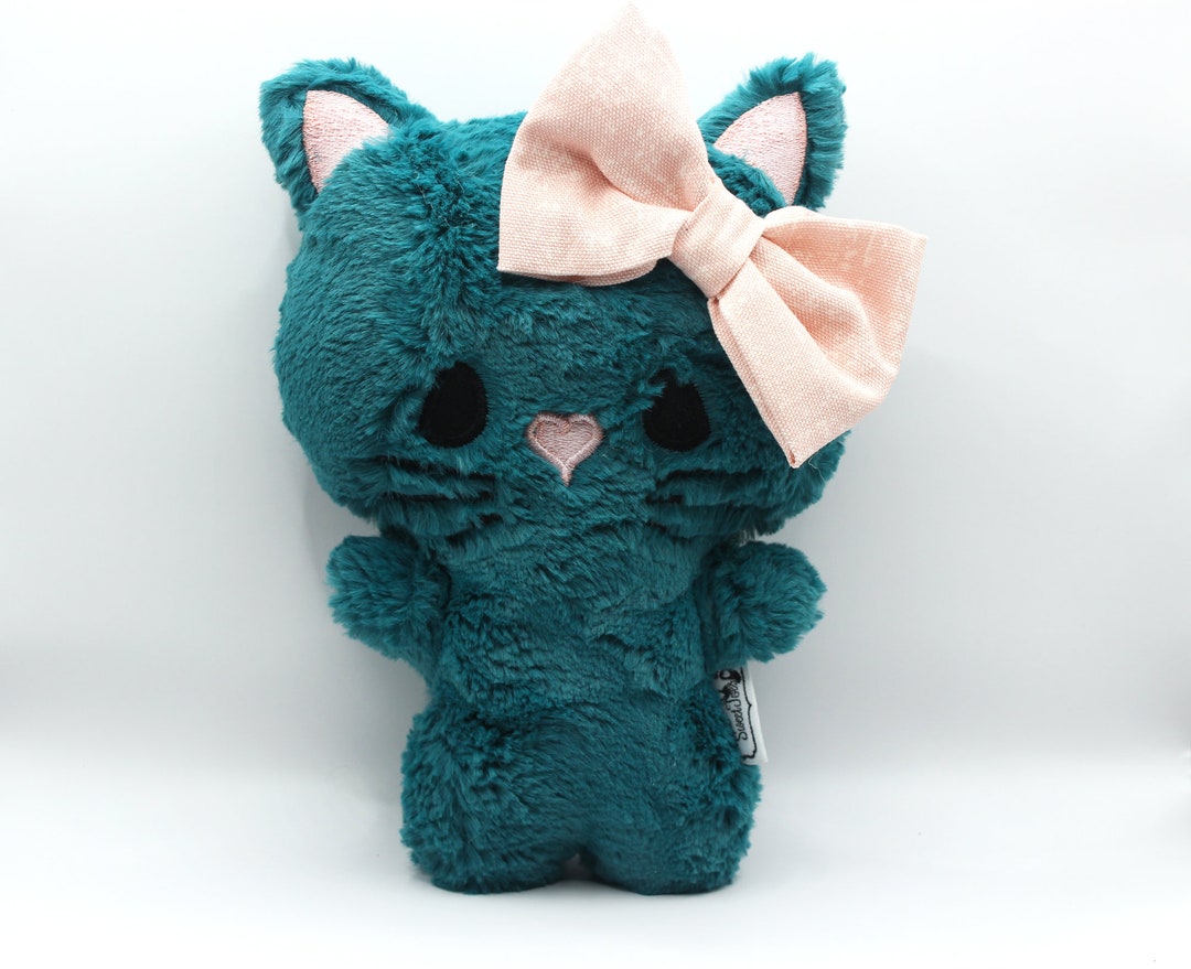 Hello Kitty Inspired Plushie Kitty Plushie Cat Plushie Etsy
