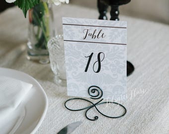 Table Number Holders Etsy