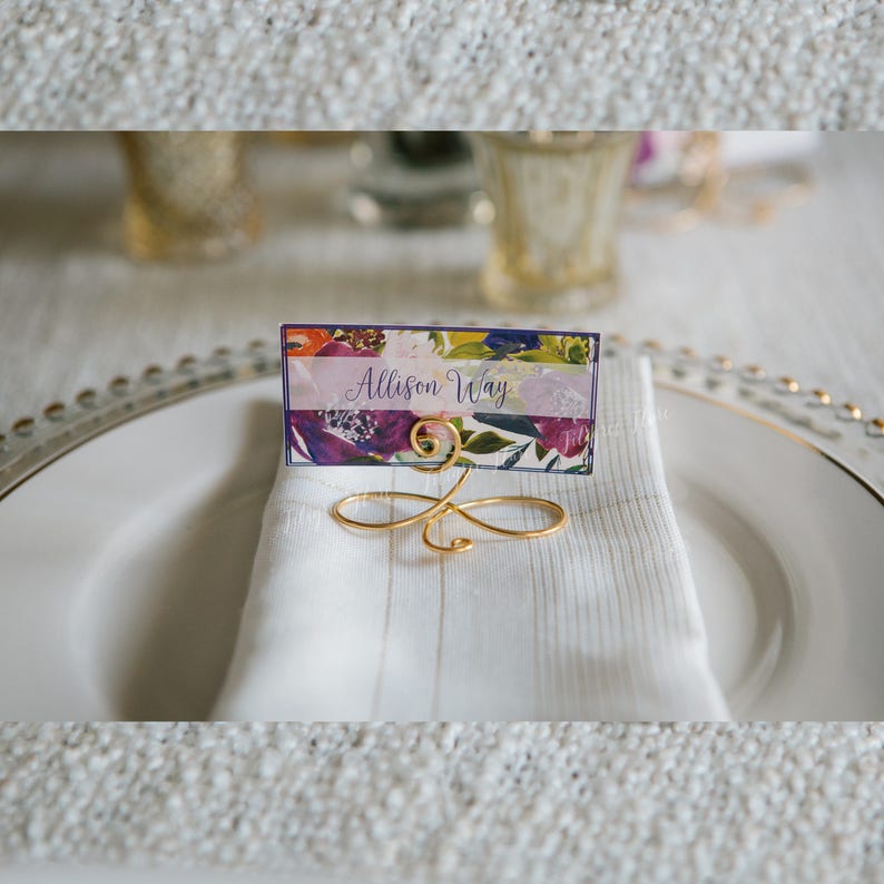 set-of-25-gold-name-place-card-holders-wedding-reception-etsy