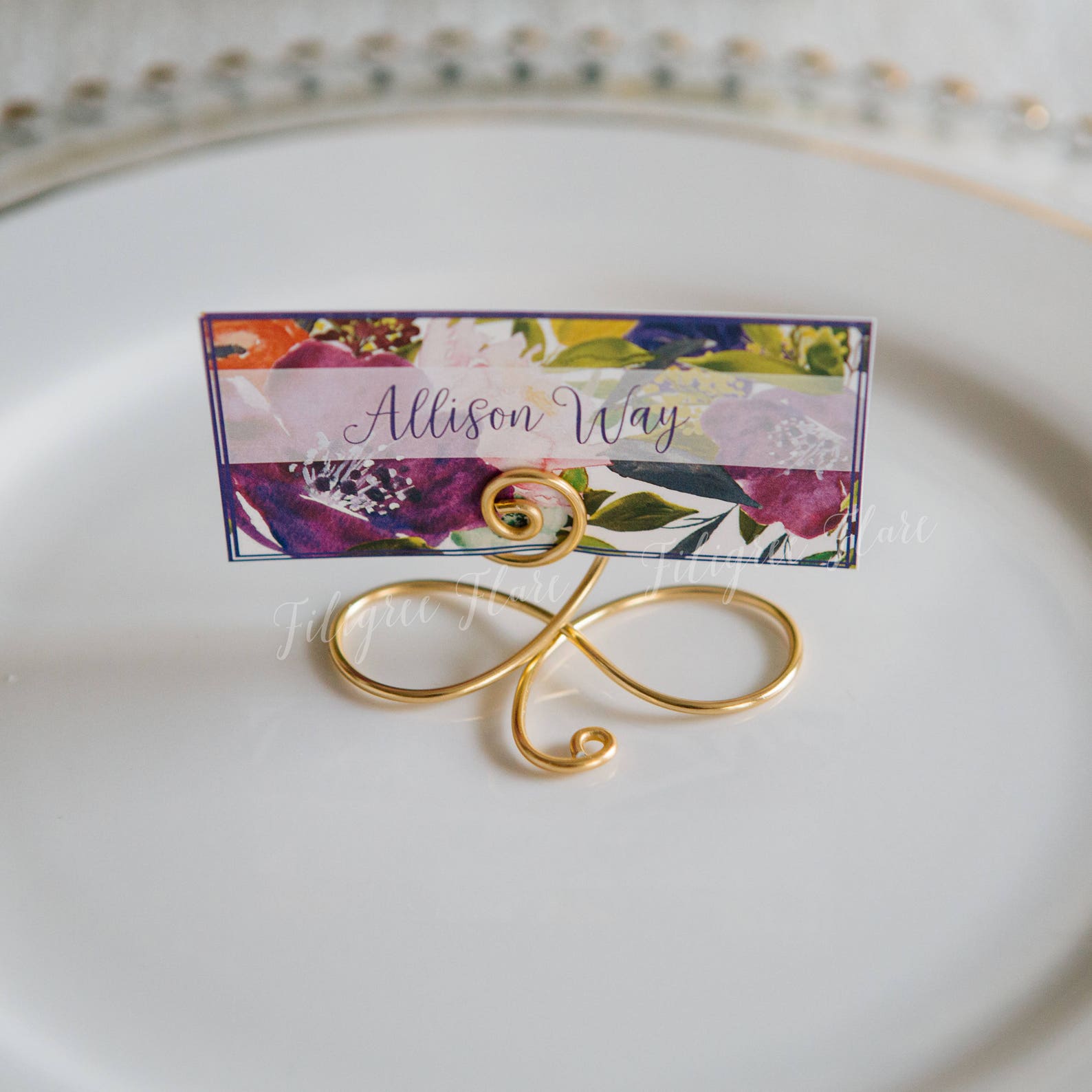 set-of-25-gold-name-place-card-holders-wedding-reception-etsy