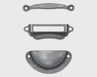 Tim Holtz idea-ology Mini Hardware Pulls, 3 Pieces, Tim Holtz Mini Hardware Pulls for Boxes/Panels