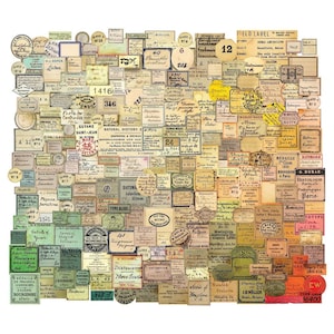 Tim Holtz idea-ology Ephemera Pack Snippets, &quot;Curator&quot;, 233 Pieces, Vintage Inspired Assemblage, Collage and Papercrafts, Tim Holtz Snippets