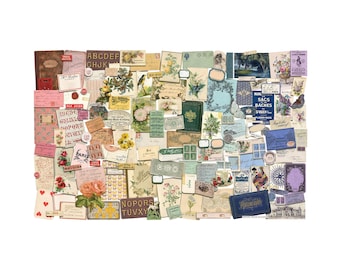 Tim Holtz idea-ology Ephemera Pack Snippets, "Palette", 136 Pieces, Vintage Inspired Assemblage, Collage and Papercrafts, Tim Holtz Snippets