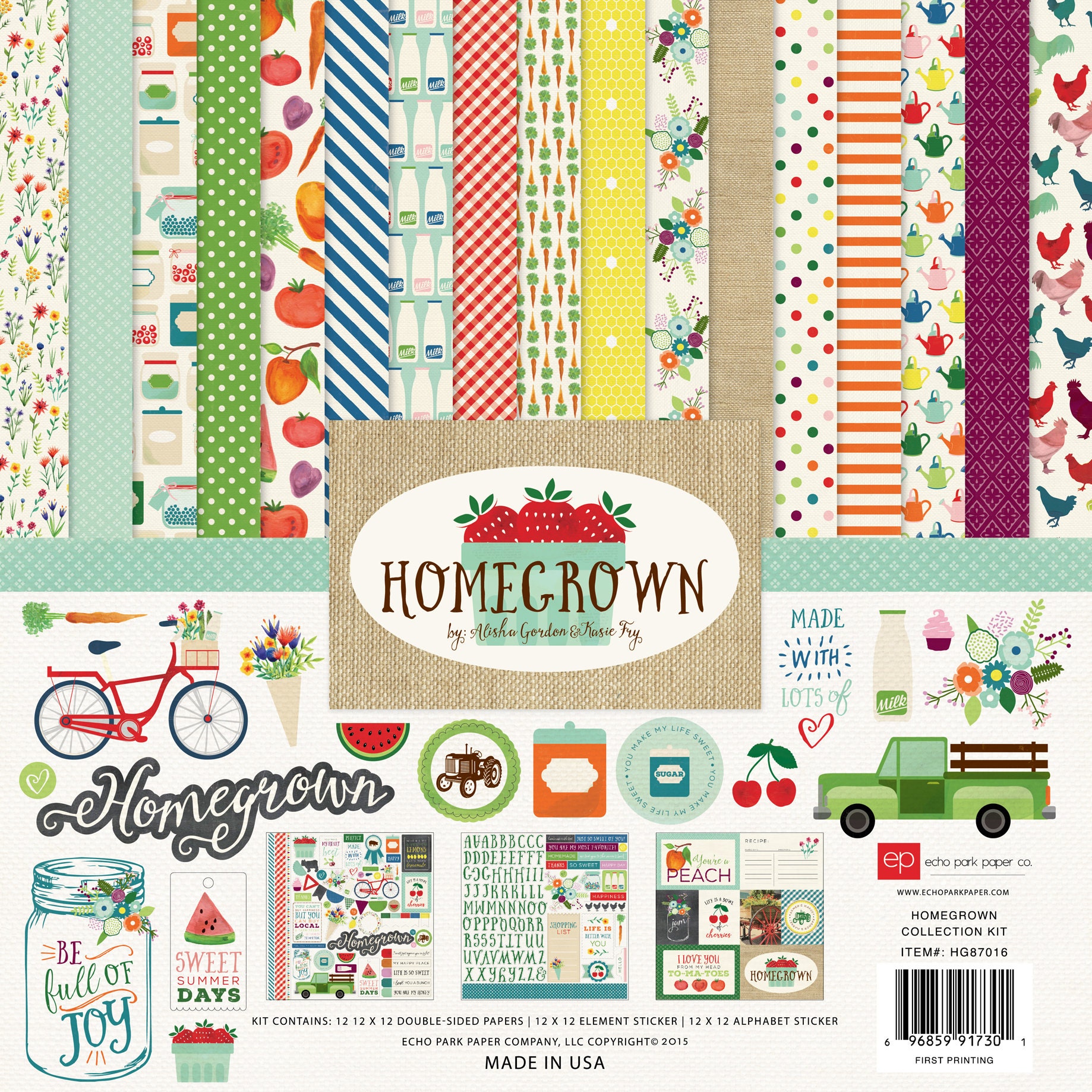 Echo Park Collection Kit 12x12 Homegrown
