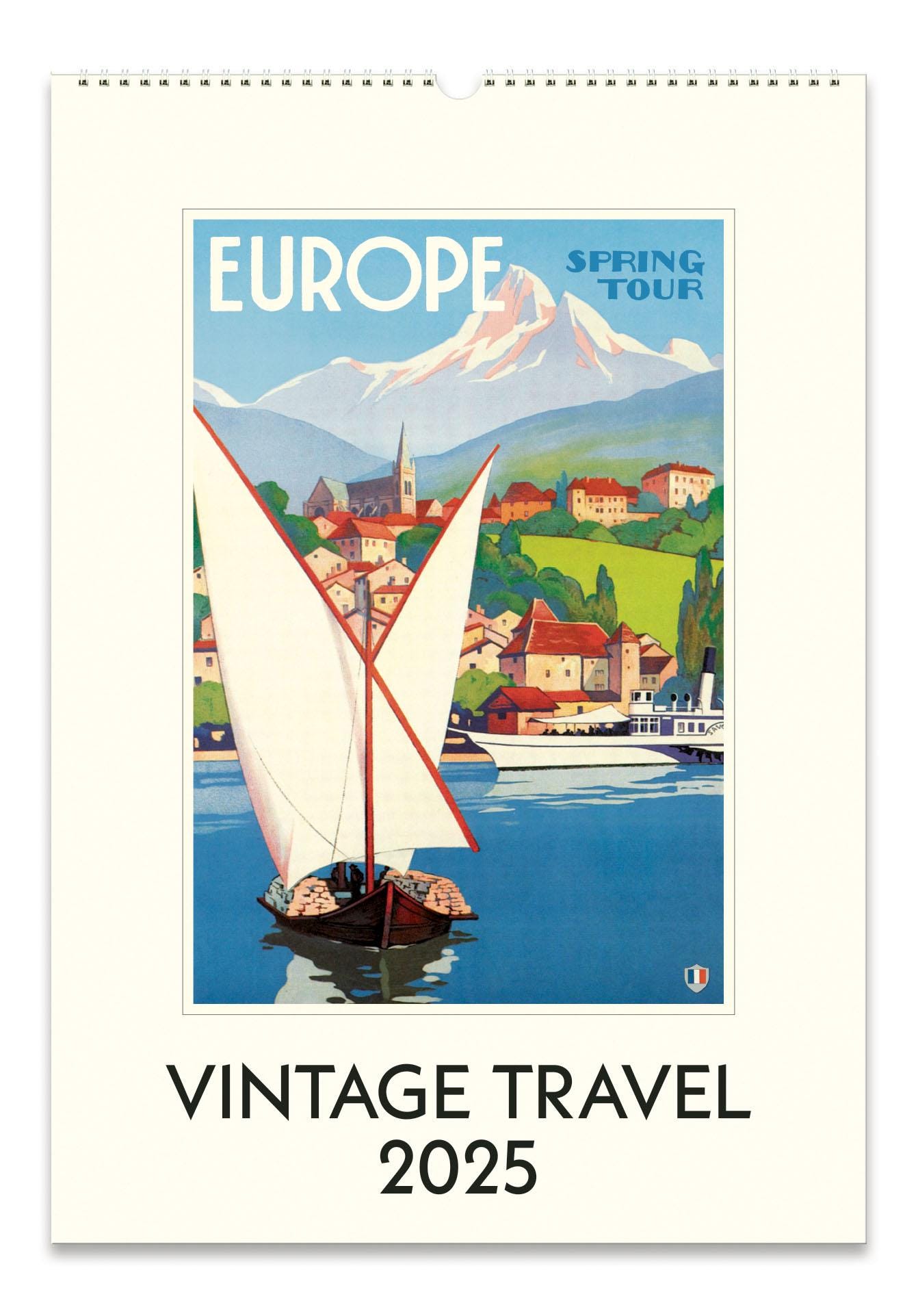 Cavallini & Co. 2025 Vintage Travel Wall Calendar Etsy