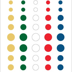 Carta Bella Merry Christmas Collection Enamel Dots, Christmas/Holiday Scrapbooks, Cards and Papercrafts