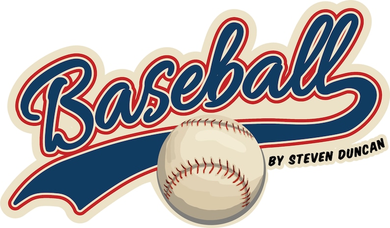 Carta Bella Baseball Collection 12X12 Sticker Sheet, Vintage Baseball Theme Scrapbook and Papercraft, Retro Baseball Stickers image 2