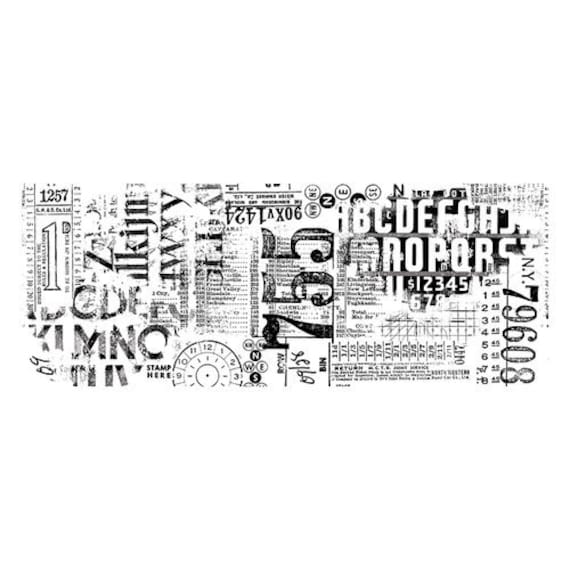 Tim Holtz Idea-ology Collage Paper, typeset Collage Paper, 6-yard Roll of  Paper for Collage or Mixed Media Projects 