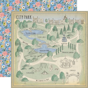 5 Assorted Sheets! Carta Bella Practically PERFECT Collection, 12X12 Double-sided Mary Poppins Theme Scrapbook, Mary Poppins Papercraft