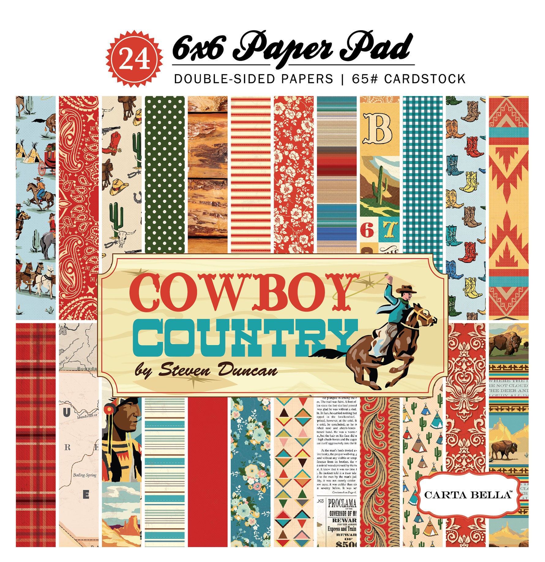 Cowboy Country by Carta Bella Paper Co for Riley Blake Designs