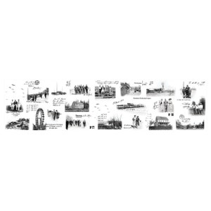 Tim Holtz idea-ology Collage Paper, &quot;Photographic&quot; Collage Paper, 6-Yard Roll of Paper for Collage or Mixed Media Projects