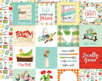 5 Assorted Sheets Echo Park Paper Co. A Perfect CHRISTMAS
