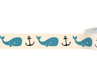 October Afternoon Treasure Map Collection, Anchor&#39;s Away Washi Tape, Scrapbooking Supplies, Crafting Supplies, Nautical Theme