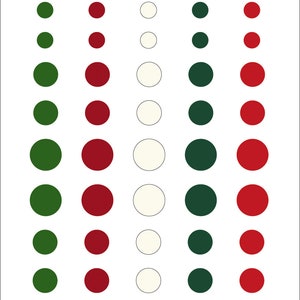 Carta Bella Paper Co. Christmas MARKET Collection Enamel Dots, Christmas/Holiday Scrapbooks, Cards and Papercrafts