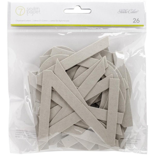 Chipboard Letters Etsy