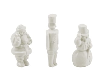 Tim Holtz idea-ology Large Salvaged Figures, 3 Pieces, Vintage Inspired Assemblage, Miniature Resin Figures, Christmas 2023