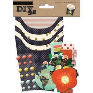 Market Street by Jen Allyson, Nob Hill, My Mind's Eye DIY Kits, 25-Piece Fry Box Kit, Makes 5