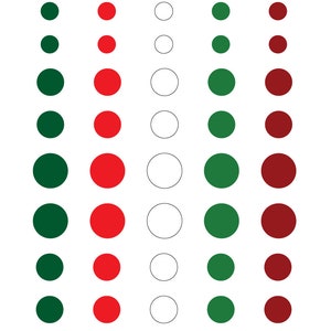 Carta Bella CHRISTMAS CHEER Collection Enamel Dots, Christmas/Holiday Scrapbooks, Cards and Papercrafts, Christmas Dots