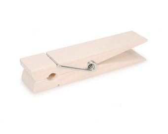 Unfinished Jumbo Clothespin, 6&quot;
