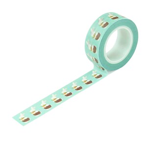 Echo Park Paper Co. I Love Spring Collection Washi Tape, Bunny Hop Decorative Tape, Easter/Spring Scrapbook and Papercraft