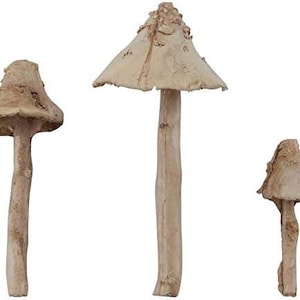Tim Holtz Idea-ology Toadstools, 3 Pieces, Tim Holtz Assemblage/Mixed Media Supplies