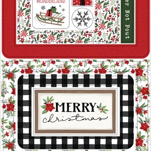 Carta Bella HOME for CHRISTMAS Collection Chipboard Frames, Christmas/Holiday Scrap and Papercraft, Christmas Die Cut Chipboard Frames