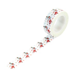 Carta Bella Merry Christmas Collection Decorative Tape, "Delivering Gifts" Tape, Retro/Vintage Christmas Scrapbook and Papercraft