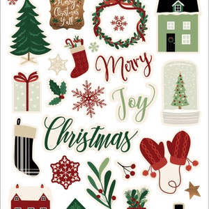 Cozy Christmas Stickers – Pretty Sheepy