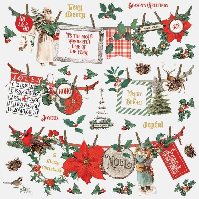 Carnet de stickers « Noël », 12 feuilles - VBS Hobby