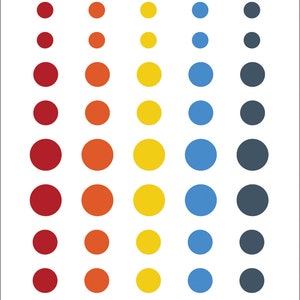 Carta Bella CIRCUS Collection Enamel Dots, Circus Enamel Dots, Circus Theme Scrapbook and Papercraft