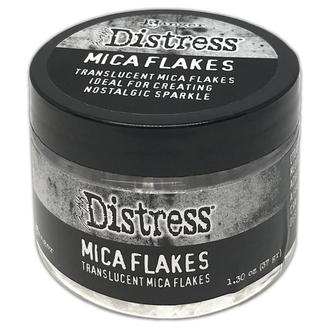 Translucent Mica Tim Holtz Distress Mica Flakes, 1.3 Oz. Jar, Translucent Mica Flakes - Etsy