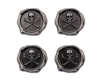 Tim Holtz idea-ology Halloween Shape Seals, 4 Pieces, Halloween Crafts/Assemblage/Collage, Tim Holtz Halloween Shape Seals, Halloween 2022