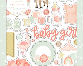 Echo Park Paper IT'S A BOY Baby Scrapbook Sticker Book