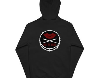 Metal March - Red (Unisex Zipper Hoodie)